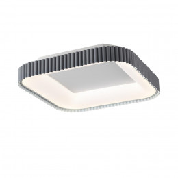 7769/56L AVRA LED SN 578 Светильник металл/белый/серый LED (56Вт+14Вт) 3000-6000K 500х500 IP43 пульт ДУ+подсветка SHARMEL