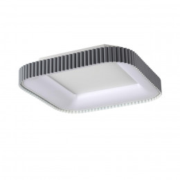 7769/56L AVRA LED SN 578 Светильник металл/белый/серый LED (56Вт+14Вт) 3000-6000K 500х500 IP43 пульт ДУ+подсветка SHARMEL