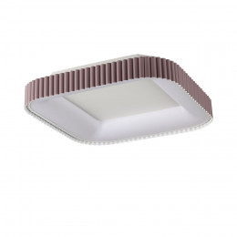 7770/56L AVRA LED SN 578 Светильник металл/белый/мокко LED (56Вт+14Вт) 3000-6000K 500х500 IP43 пульт ДУ+подсветка SHARMEL