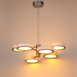 5451/99L L-VISION  ODL_EX26 белый/никель/металл/керамика/акрил Люстра LED 99W  2000К/3000K/4000K Rivera
