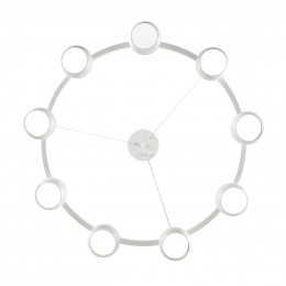 8254/9 COMFI LN26 246 белый металл Светильник подвесной LED GX53 8*7W 220V LUAZANA