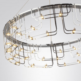 7059/44L HIGHTECH ODL26 287 Подвесной светильник нерж/сталь хром IP20 LED 44W 3960Лм 3000K 220V ZAHA
