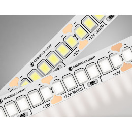 GS1402 2835 240Led/ 17W m/ 12V IP20 4500K/ 5000*10*1.2mm (2 конт.)