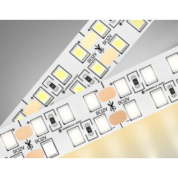 GS1601 2835 240Led/ 19.2W m/ 12V IP20 3000K/ 5000*14*1.2mm (2 конт.)