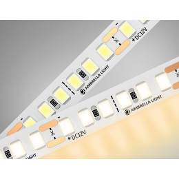 GS1301 2835 180Led/ 14.4W m/ 12V IP20 3000K/ 5000*8*1.2mm (2 конт.)