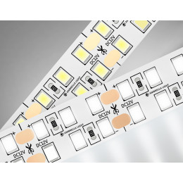 GS1602 2835 240Led/ 19.2W m/ 12V IP20 4500K/ 5000*14*1.2mm (2 конт.)