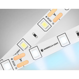 GS1003 2835 60Led/ 4.8W m/ 12V IP20 6500K/ 5000*8*1.2mm (2 конт.)