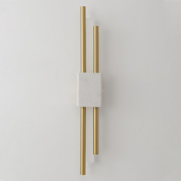 Бра Crystal Lux CARTA AP6W LED WHITE/BRASS