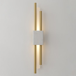 Бра Crystal Lux CARTA AP6W LED WHITE/BRASS
