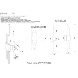 Бра Crystal Lux CARTA AP6W LED GREEN/BRASS