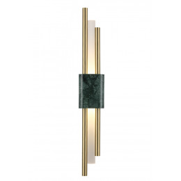 Бра Crystal Lux CARTA AP6W LED GREEN/BRASS