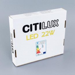 CLD50K222 Омега Черный Св-к Встр 22W*3000K
