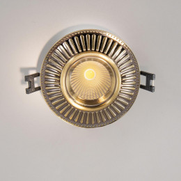 CLD042NW3 Дзета Бронза  Св-к Встр. 7W*3500K