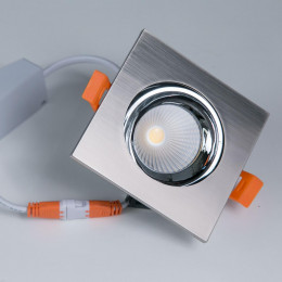 CLD001KNW5 Альфа ХромМат+Хром Св-к Встр. LED 7W*3500K