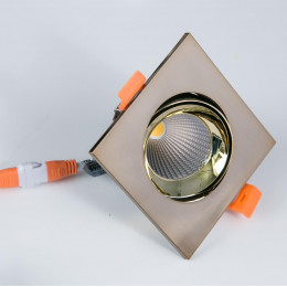CLD001KNW6 Альфа Бронза+Зол Св-к Встр. LED 7W*3500K