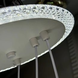 Люстра подвесная MD 10835-3 White (D500,LED 3200K+6500K, 83W)