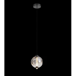 Europa Lighting Люстра подвесная MD 11000-1 Black+Smoke , LED, 5 Вт, черная