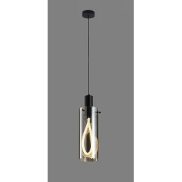 Люстра подвесная MD 11003-1 Black+Smoke, LED, 10 Вт