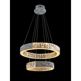 Люстра подвесная MD 11004-2 Chrome, LED, 103 Вт, Chrome