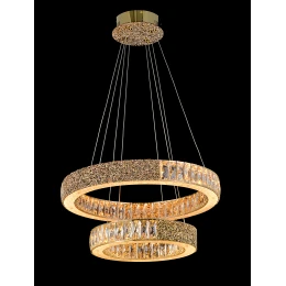 Люстра подвесная MD 11004-2 Gold, LED, 103 Вт, Gold
