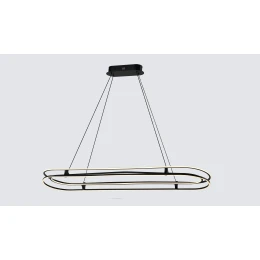 Люстра подвесная MD 11008-1200*300 Black, LED, 120 Вт, Black