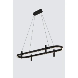 Europa Lighting Люстра подвесная MD 11013-1200*370 Black, LED, 90 Вт, черный