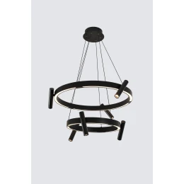 Europa Lighting Люстра подвесная MD 11013-600+400 Black, LED, 110 Вт, черный