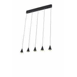 Люстра подвесная MD 11014-5 Black, LED, 25 Вт, Black