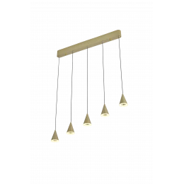 Люстра подвесная MD 11014-5 Gold, LED, 25 Вт, Gold