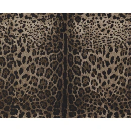 30001DG/Обои/Dolce&Gabbana/Dolce&Gabbana №1/TCW007 TCAI9 UL003/ шкура леопарда коричнево-черная