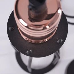 Подвесная люстра Nowodvorski Серия Workshop A (Воркшоп A) Цвет Black/Copper (Черный/Медь) арт. 6337