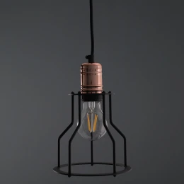 Подвесная люстра Nowodvorski Серия Workshop B (Воркшоп B) Цвет Black/Copper (Черный/Медь) арт. 6336