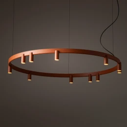 Подвесная люстра Nowodvorski Серия Fourty Round XI (Форти Раунд Севен) Цвет Terracotta (Терракот) арт. 12420