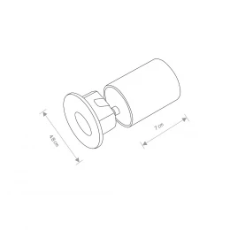 Подвесной светильник Crystal Lux ROLANDO SP1.1 CHROME
