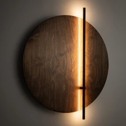 Настенный светильник Nowodvorski Sunrise Led D Dark Wood/Black 11432