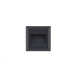 Встраиваемый светильник Nowodvorski Sidewalk Square Led Black 8148