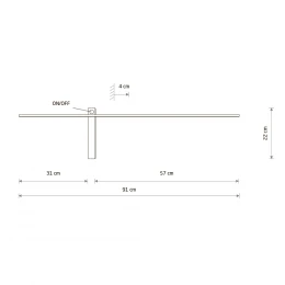 Настенный светильник Nowodvorski Impulse Led Black 8116
