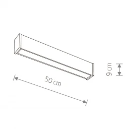 Уличный настенно-потолочный светильник Nowodvorski Outline Led S Black 11360