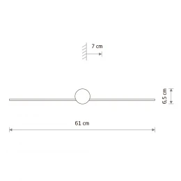 Настенный светильник Nowodvorski Impulse Led Black 8127