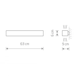 Настенный светильник Nowodvorski Soft Wall Led 60x6 White 7541