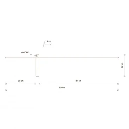 Настенный светильник Nowodvorski Impulse Led Black 8117