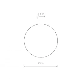Настенный светильник Nowodvorski Ring Led M Black 7635