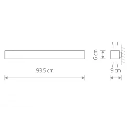 Настенный светильник Nowodvorski Soft Wall Led 90x6 White 7548