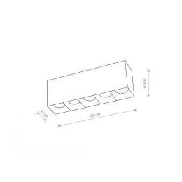 Накладной светильник Nowodvorski Midi Led Black 10055