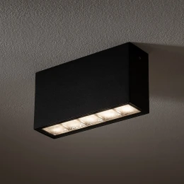 Уличный потолочный светодиодный светильник Nowodvorski Pix Led Black 11367