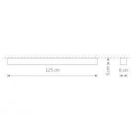 Потолочный cветильник Nowodvorski Soft Ceiling Led 120x6 Graphite 7524