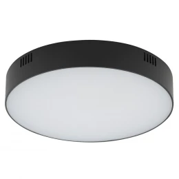 Потолочный cветильник Nowodvorski Lid Round Led Black 10417