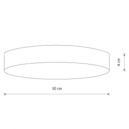 Потолочный cветильник Nowodvorski Lid Round Led Black 10410