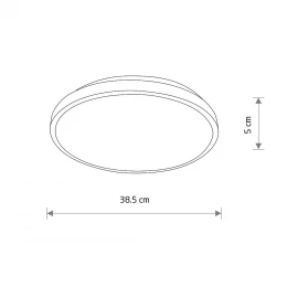 Потолочный cветильник Nowodvorski Agnes Round Led Pro White 10978