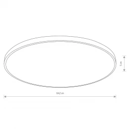 Потолочный cветильник Nowodvorski Agnes Round Led Pro Black 10975